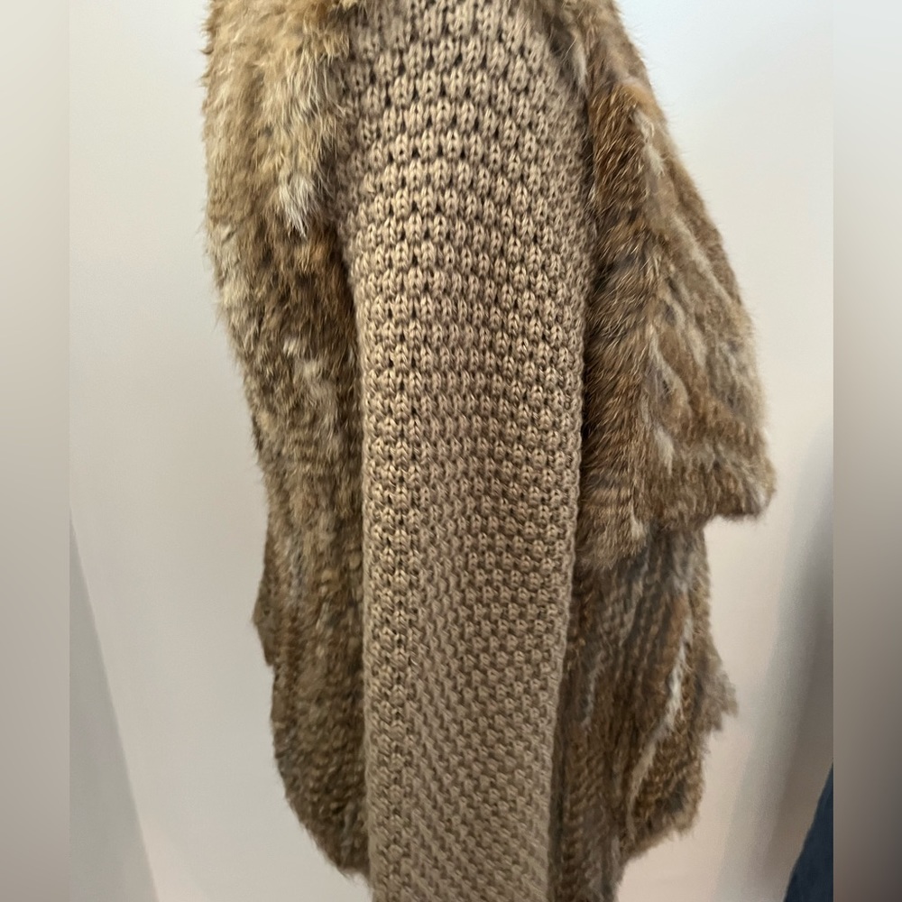 Heartloom Rabbit fur cardigan/sweater - Picture 5 of 9